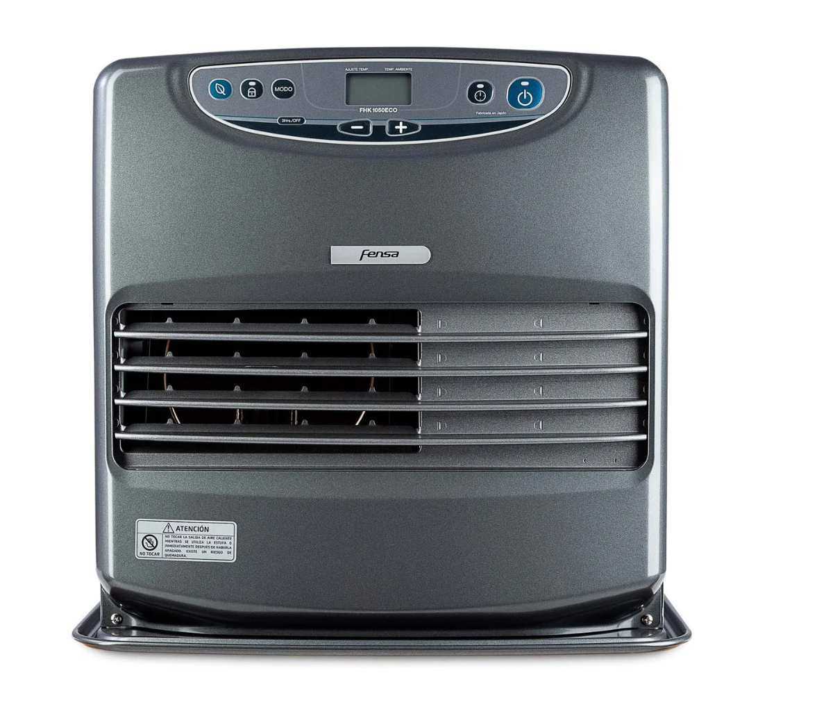 Estufa Parafina Láser Fensa 9 Litros 5,2Kw Panel Digital, Timer y Botón Eco FHK 1050